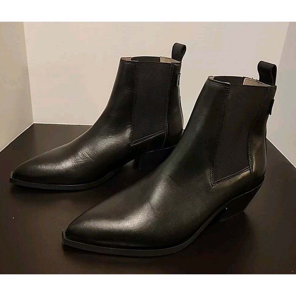 AllSaints Fox Chelsea Boot (Women) Eu39 Sz9 NEW Black Msrp299
